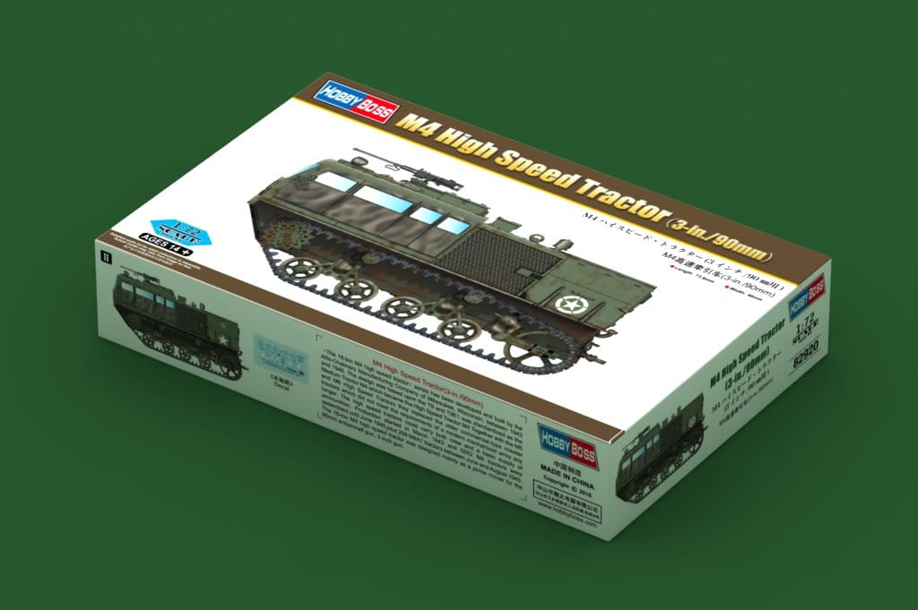 010 - HobbyBoss - 82920 - M4 High Speed Tractor with 90mm M1 AA - primary image