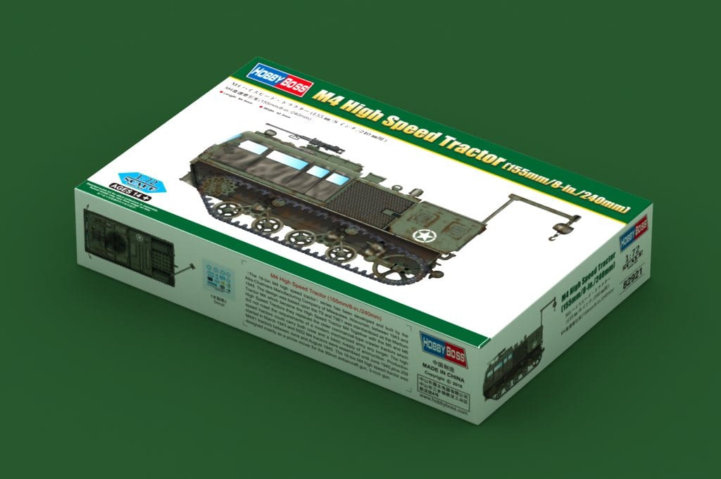 010 - HobbyBoss - 82921 - M4 High Speed Tractor with 155mm Gun M1 - primary image