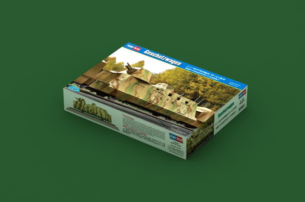 010 - HobbyBoss - 82923 - Panzerzug BP42 Geschützwagen - primary image