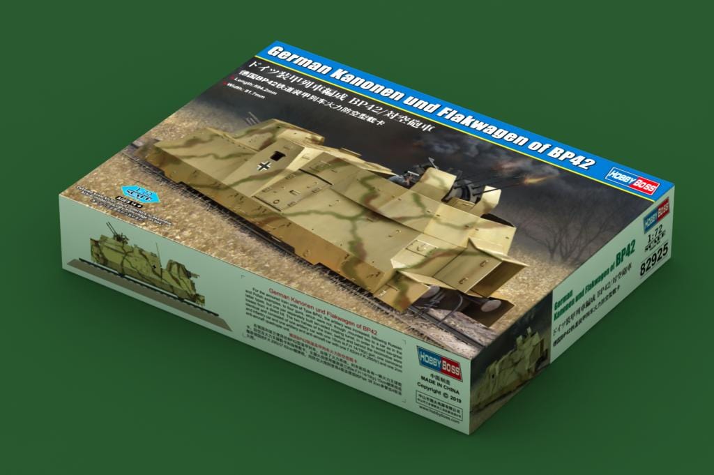 010 - HobbyBoss - 82925 - Panzerzug BP42 Kanonen und Flakwagen - primary image