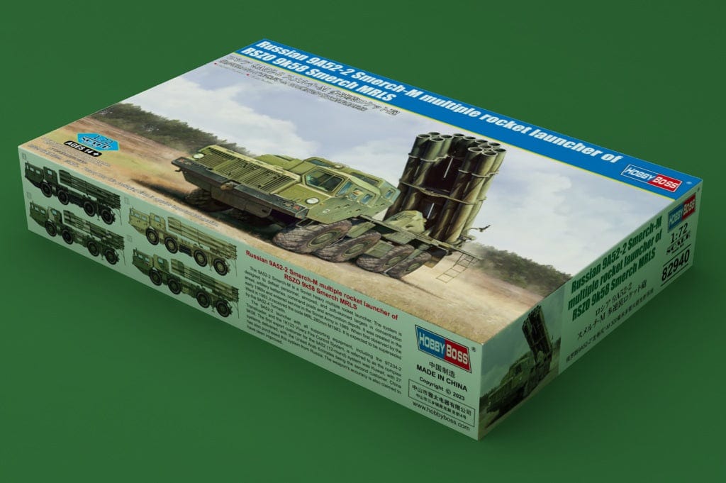 010 - HobbyBoss - 82940 - BM-30 Smerch-M on MAZ-543M - primary image