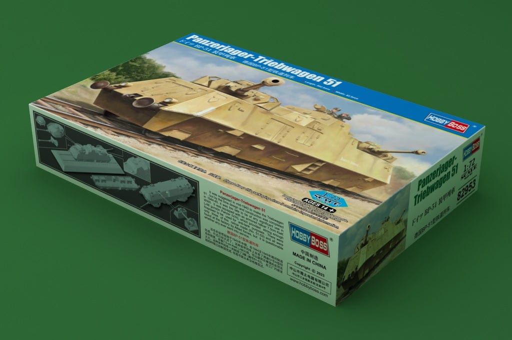010 - HobbyBoss - 82953 - Panzerzug BP51 Panzerjägerwagen IV - primary image