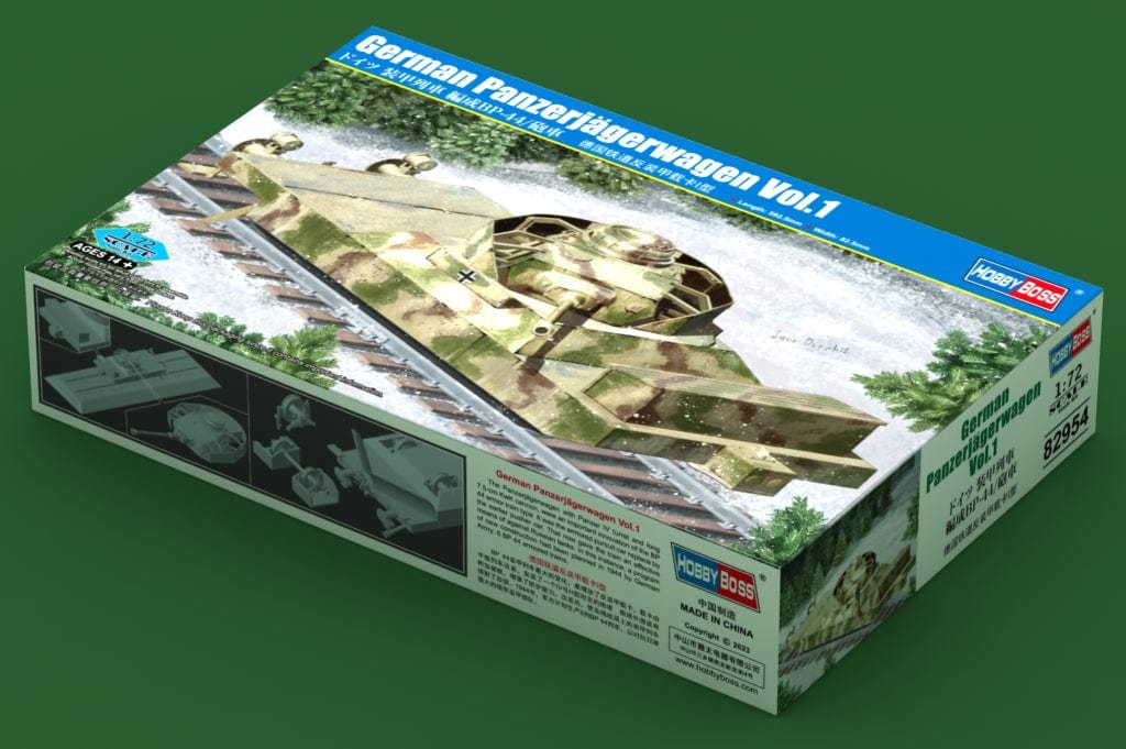 010 - HobbyBoss - 82954 - Panzerzug BP42 Panzerträgerwagen with Pz.Kpfw. IV 1 - primary image
