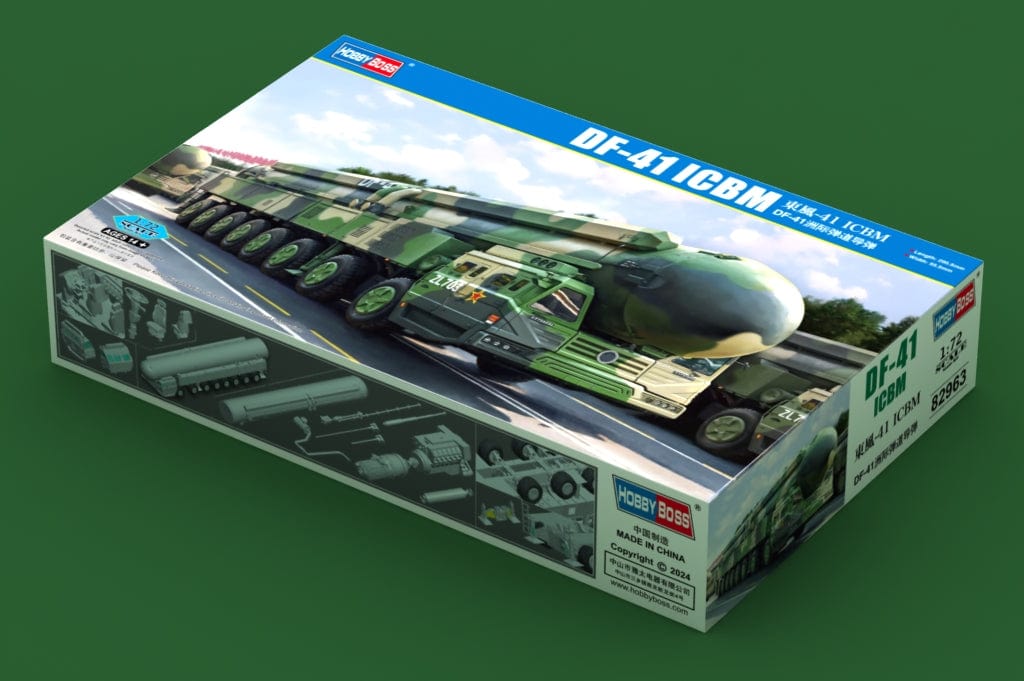 010 - HobbyBoss - 82963 - Dongfeng DF-41 (CH-SS-20) on Taian HTF5980 TEL - primary image