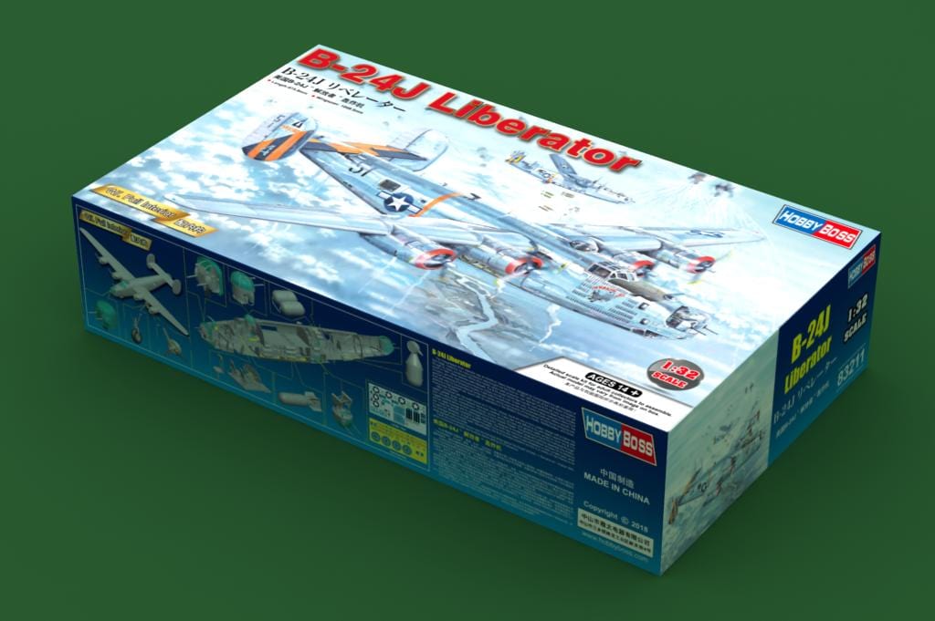 010 - HobbyBoss - 83211 - Consolidated B-24J Liberator - primary image