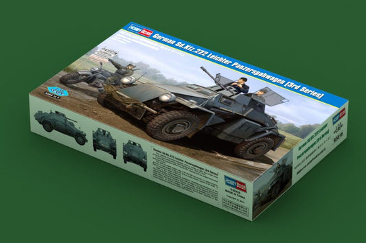 010 - HobbyBoss - 83816 - l.Pz.Sp.Wg. Sd.Kfz. 222 (2cm) (3rd Series) - primary image