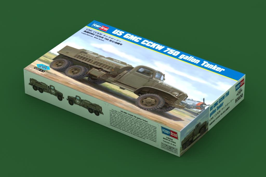 010 - HobbyBoss - 83830 - GMC CCKW-353 2½-ton 6×6 Fuel Tanker - primary image