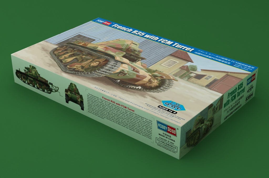 010 - HobbyBoss - 83894 - Renault R35 with FCM 36 Turret - primary image