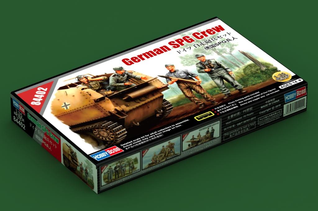 010 - HobbyBoss - 84402 - German SPG Crew 1 - primary image