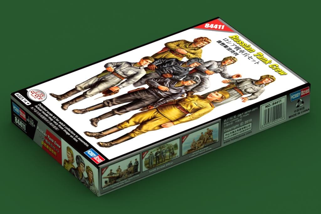 010 - HobbyBoss - 84411 - Soviet Tank Crew - primary image