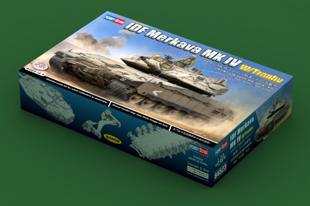 010 - HobbyBoss - 84523 - Merkava Mk IV with Trophy APS - primary image
