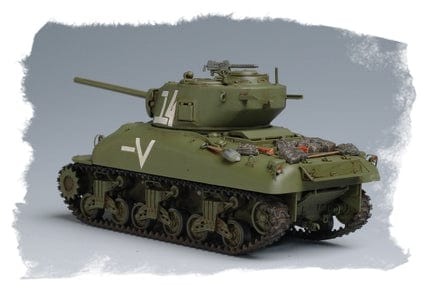 700 - HobbyBoss - 84802 - M4A1 Sherman (mid) - painted model