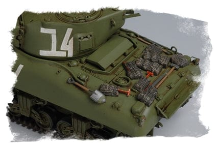 701 - HobbyBoss - 84802 - M4A1 Sherman (mid) - painted model
