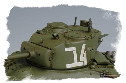 702 - HobbyBoss - 84802 - M4A1 Sherman (mid) - painted model