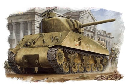 150 - HobbyBoss - 84803 - M4A3 Sherman - box art