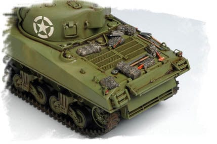 703 - HobbyBoss - 84803 - M4A3 Sherman - painted model