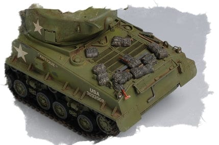 705 - HobbyBoss - 84804 - M4A3E8 Sherman - painted model