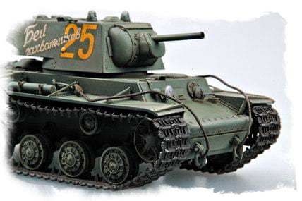 701 - HobbyBoss - 84810 - KV-1 obr. 1941 - painted model