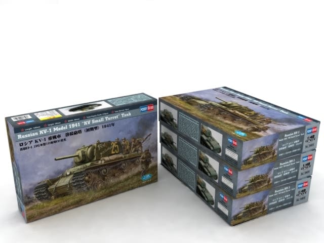 100 - HobbyBoss - 84810 - KV-1 obr. 1941 - box front left angle