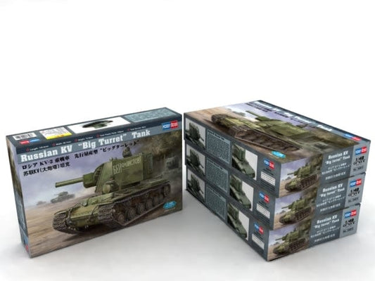 100 - HobbyBoss - 84815 - KV-2 Big Turret - box front left angle