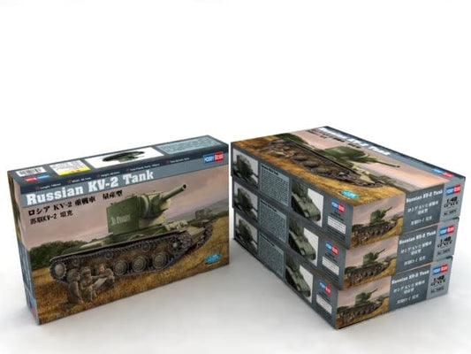 100 - HobbyBoss - 84816 - KV-2 - box front left angle