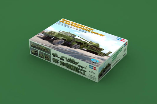 010 - HobbyBoss - 85513 - KrAZ-6446 with ChMZAP-5247G Trailer - primary image