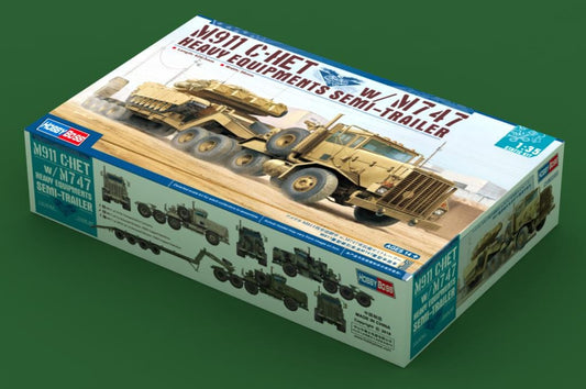 010 - HobbyBoss - 85519 - Oshkosh M911 C-HET with M747 Trailer - primary image