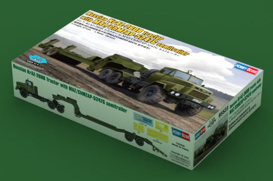 010 - HobbyBoss - 85523 - KrAZ-260B with ChMZAP-5247G Trailer - primary image
