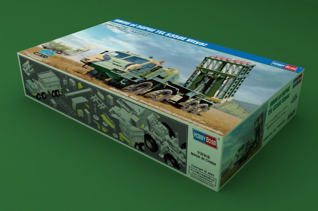 010 - HobbyBoss - 85529 - S-350E Vityaz on BAZ-6909 50P6E TEL - primary image