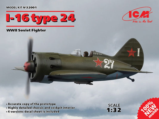 010 - ICM - 32001 - Polikarpov I-16 Type 24 - primary image