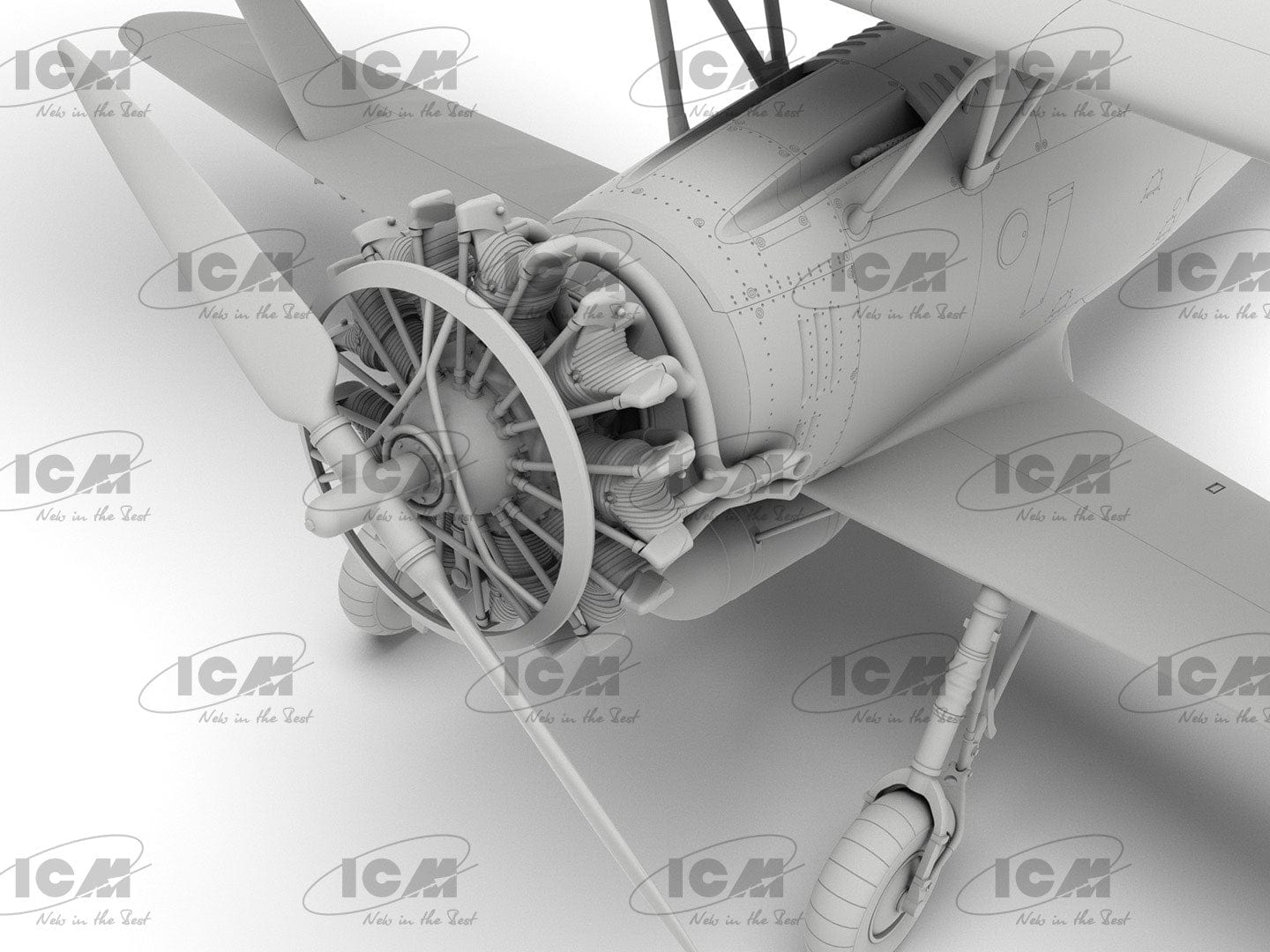 505 - ICM - 32015 - Henschel Hs 123 A-1 (late) - digital model