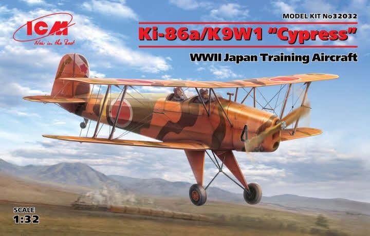 010 - ICM - 32032 - Nippon Kokusai Ki-86A Cypress / Kyushu K9W1 Momiji - primary image