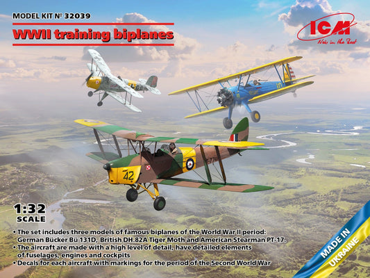 010 - ICM - 32039 - WWII Training Biplanes - primary image