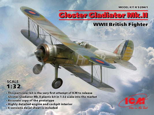 010 - ICM - 32041 - Gloster Gladiator Mk II - primary image