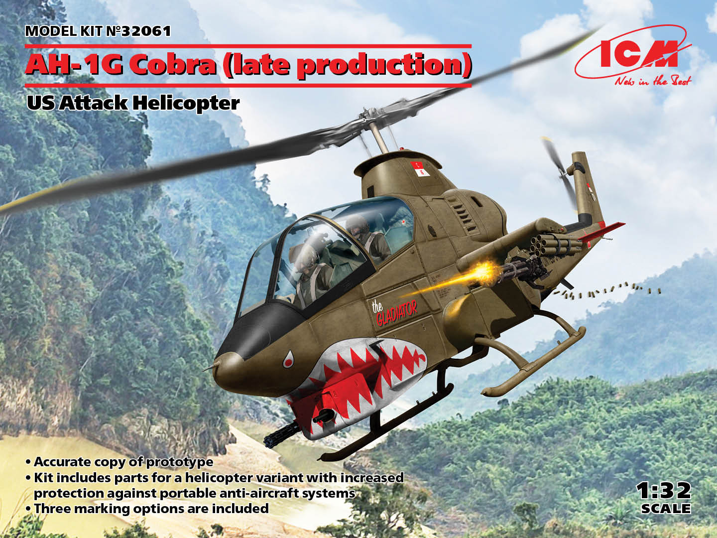 010 - ICM - 32061 - Bell AH-1G Cobra (late) - primary image