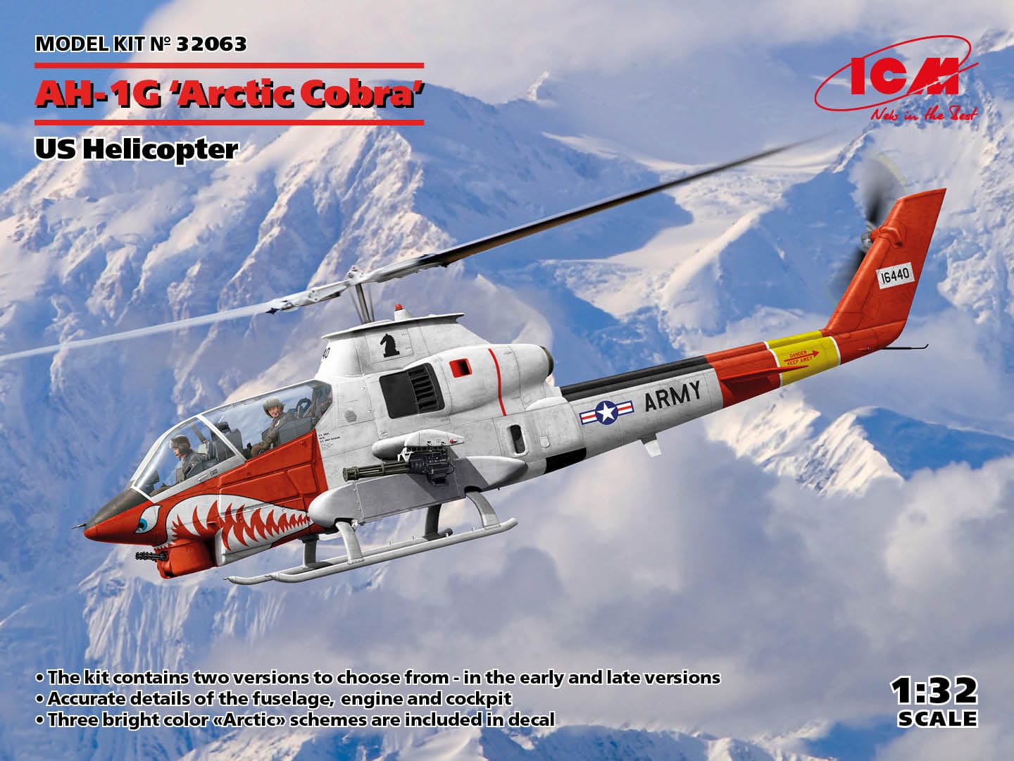 010 - ICM - 32063 - Bell AH-1G Arctic Cobra - primary image