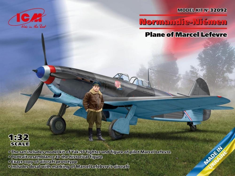 010 - ICM - 32092 - Yakovlev Yak-9T ‘Normandie-Niémen Plane of Marcel Lefevre’ - primary image