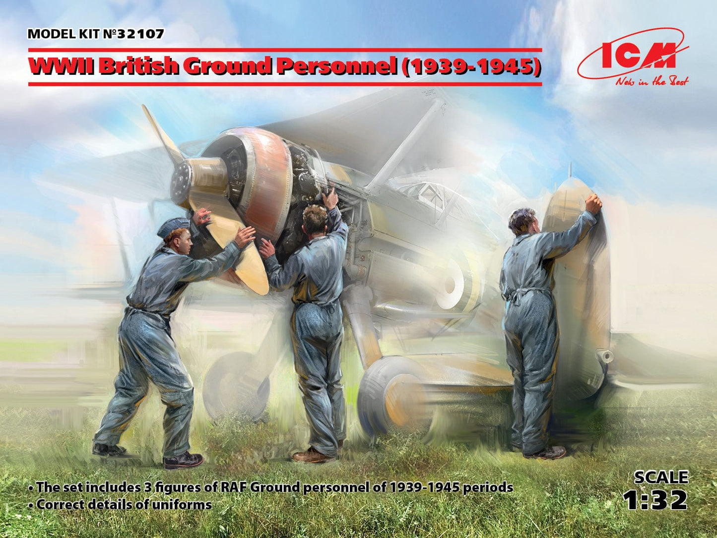 010 - ICM - 32107 - British RAF Ground Staff (1939-45) - primary image