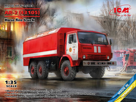 010 - ICM - 35003 - KamAZ-43105 AR-2 Fire Truck - primary image