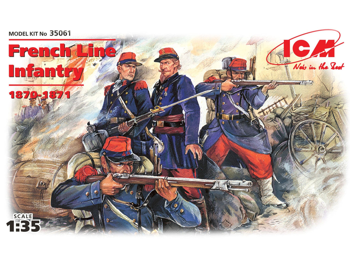 010 - ICM - 35061 - French Line Infantry (1870-1871) - primary image