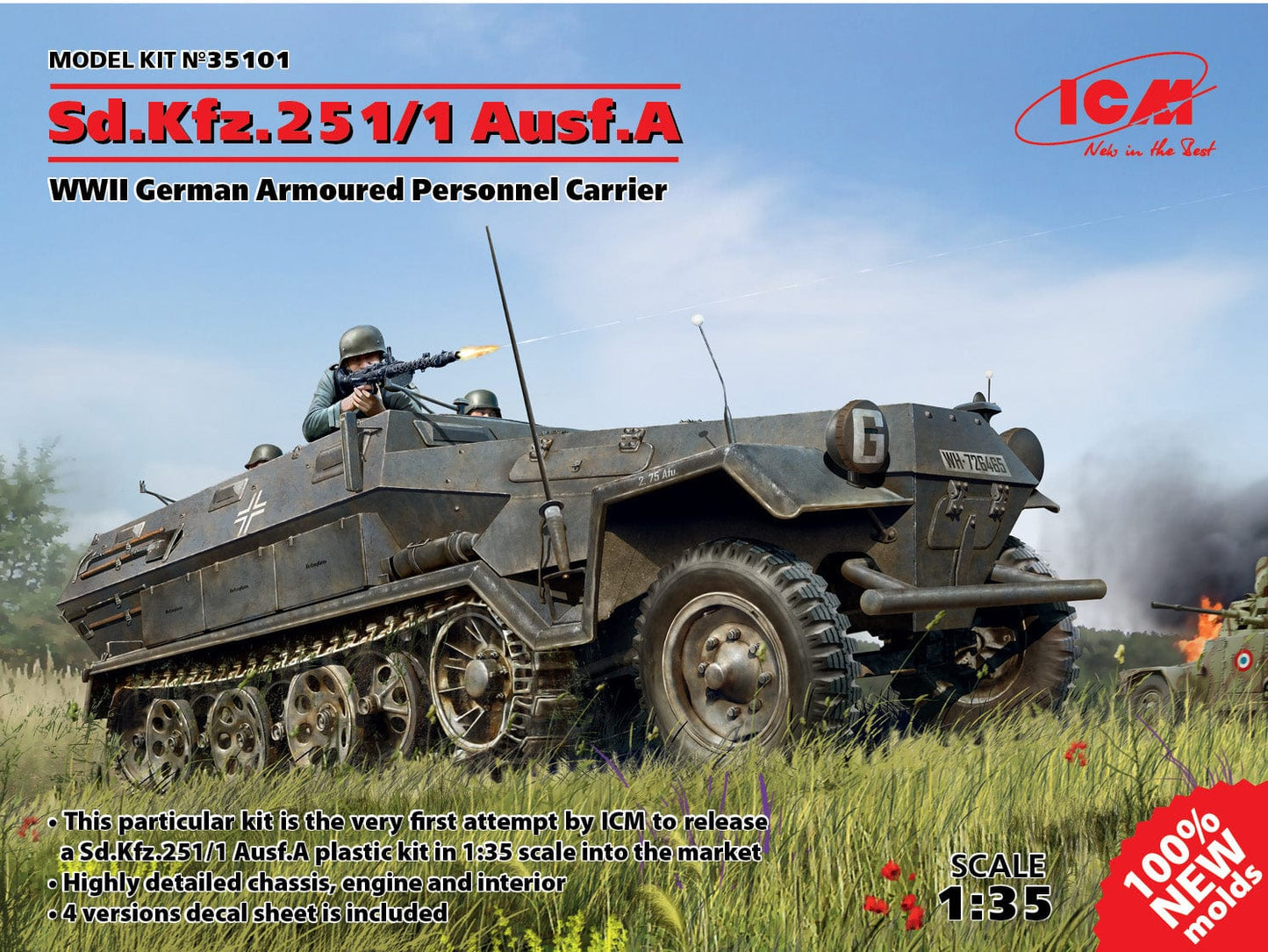 010 - ICM - 35101 - Sd.Kfz. 251/1 Ausf. A - primary image
