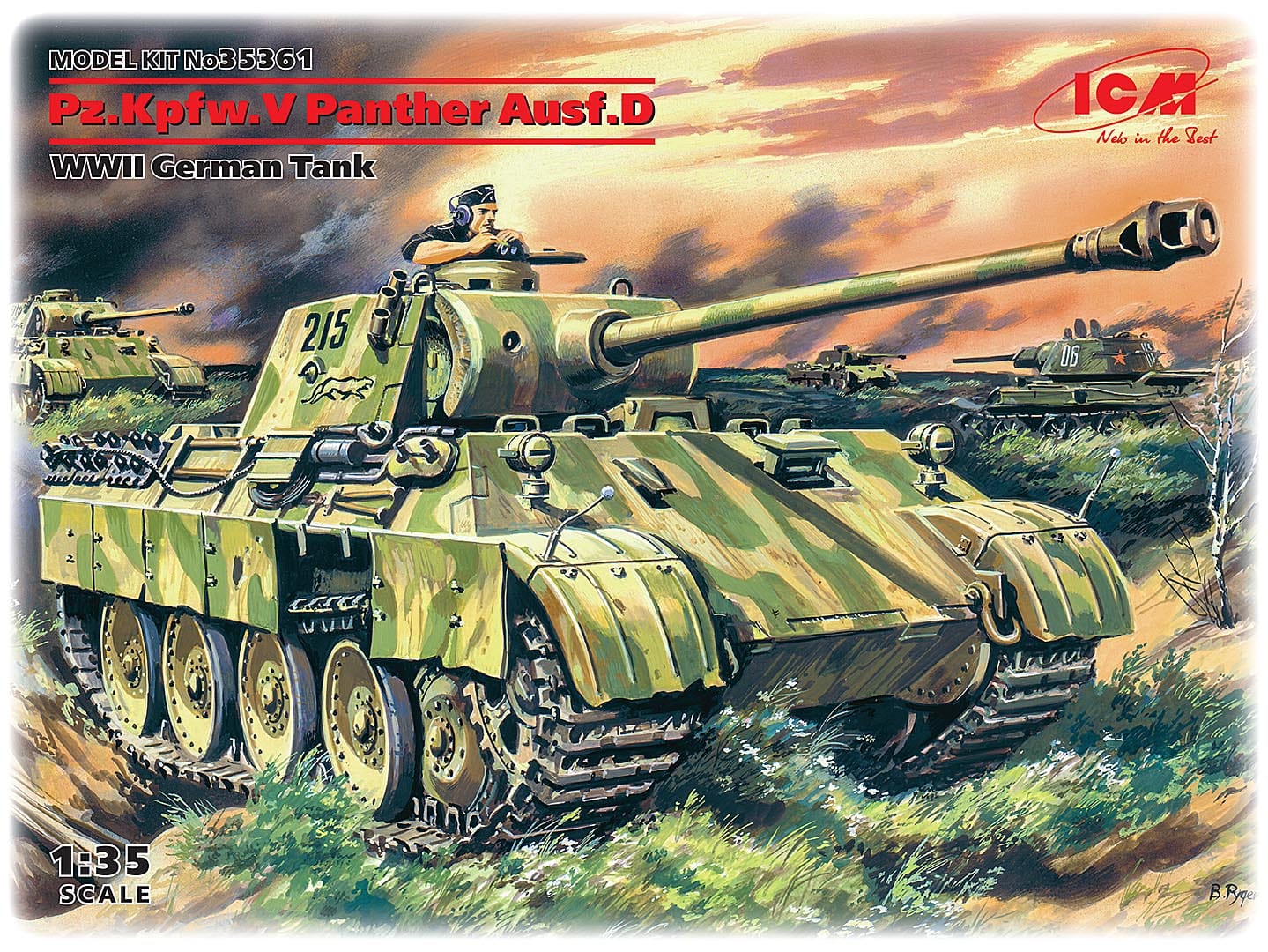 010 - ICM - 35361 - Pz.Kpfw. V Panther Ausf. D - primary image