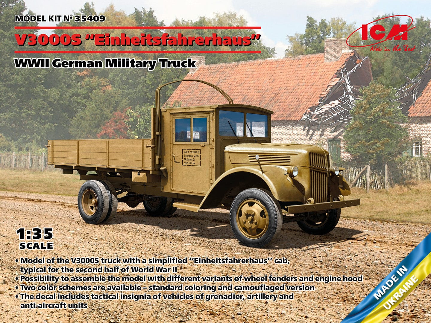 010 - ICM - 35409 - Ford-Werke V 3000 S ‘Einheitsfahrerhaus’ - primary image