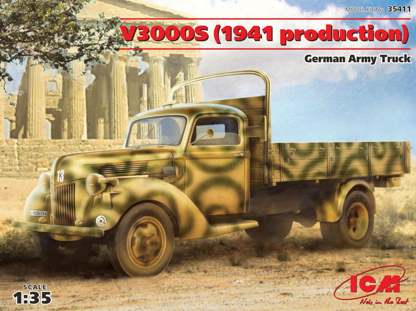 010 - ICM - 35411 - Ford-Werke V 3000 S (1941) - primary image