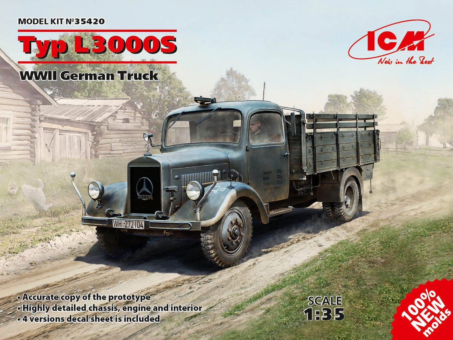 010 - ICM - 35420 - Mercedes-Benz L 3000 S - primary image