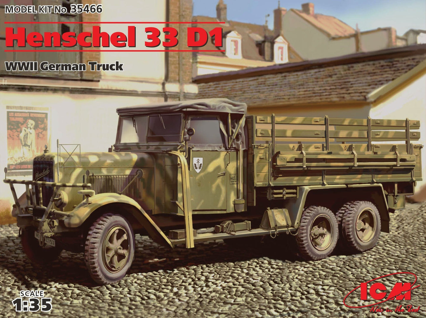 010 - ICM - 35466 - Henschel 33 D1 - primary image