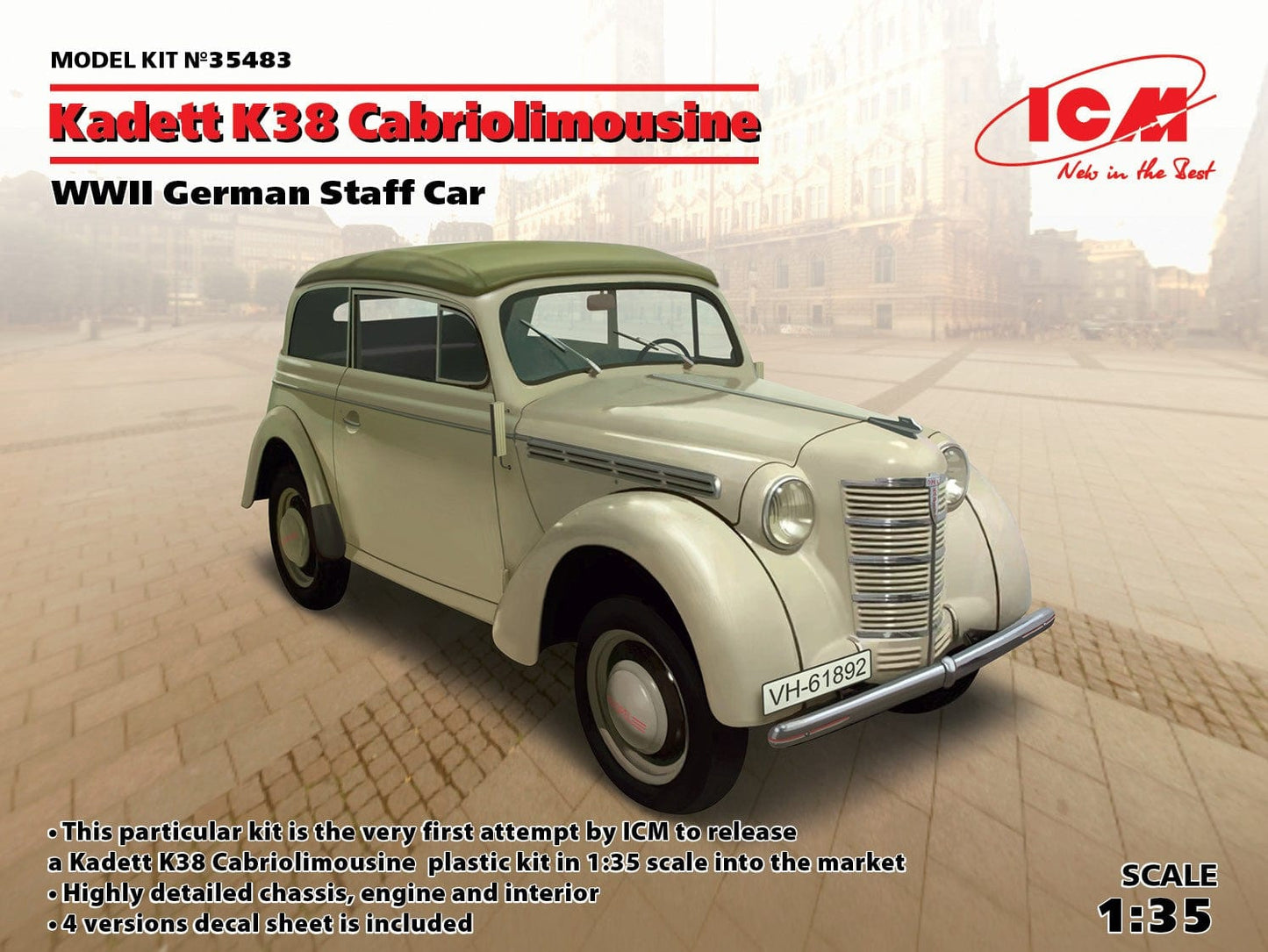 010 - ICM - 35483 - Opel Kadett Spezial K38 ‘Cabrio-Limousine’ - primary image