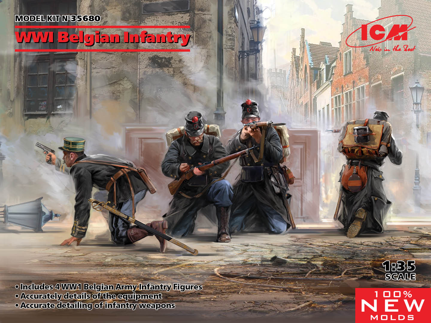 010 - ICM - 35680 - Belgian Infantry - primary image