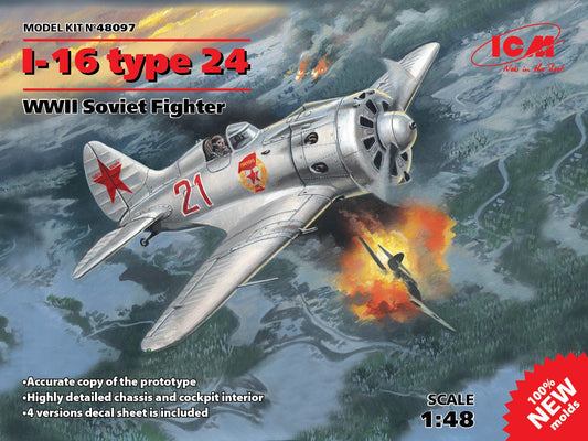 010 - ICM - 48097 - Polikarpov I-16 Type 24 - primary image
