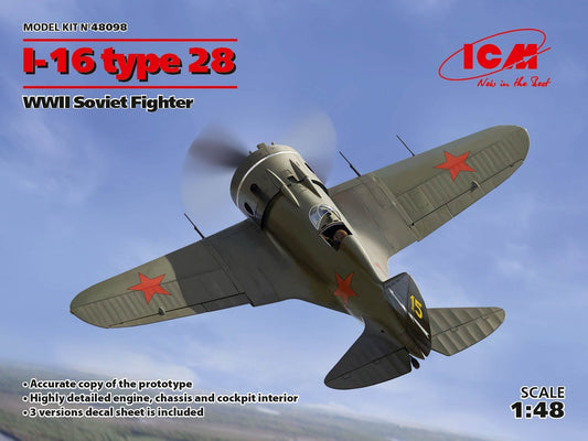 010 - ICM - 48098 - Polikarpov I-16 Type 28 - primary image